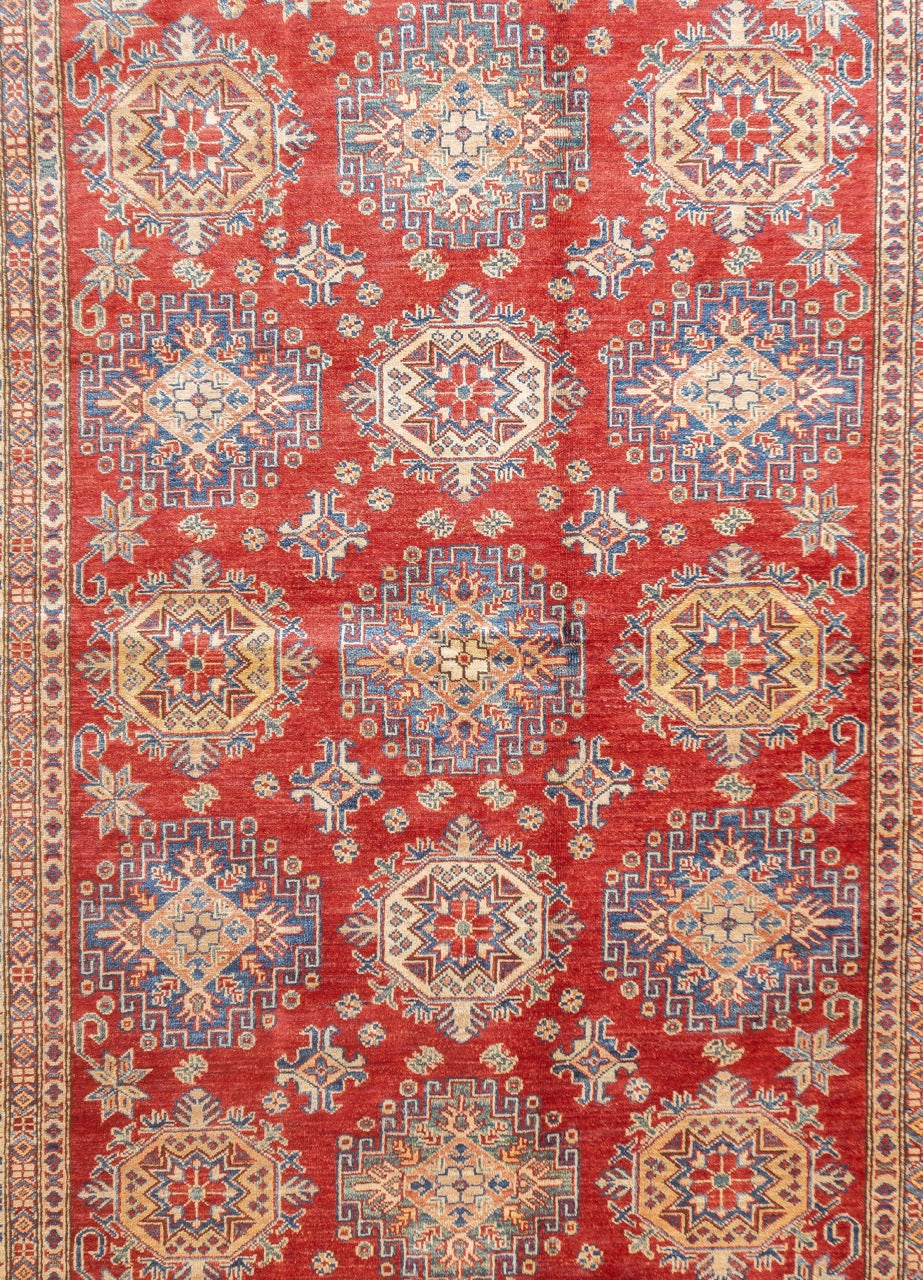 Fine PAK Kazak Wool Rug 5'6" x 7' 10"