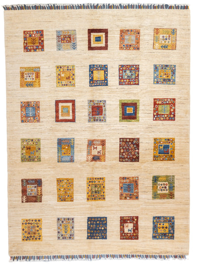 Gabbeh Rug 4'11'' x 6'7''