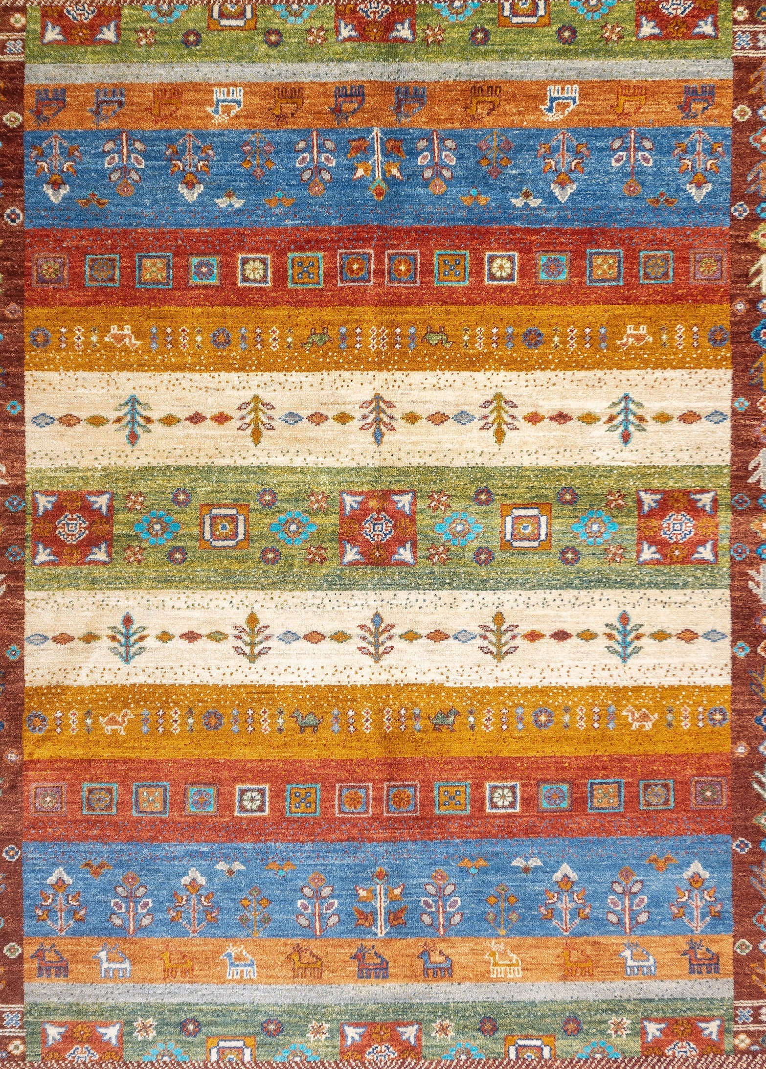 Gabbeh Rug 5'9'' x 8'0"