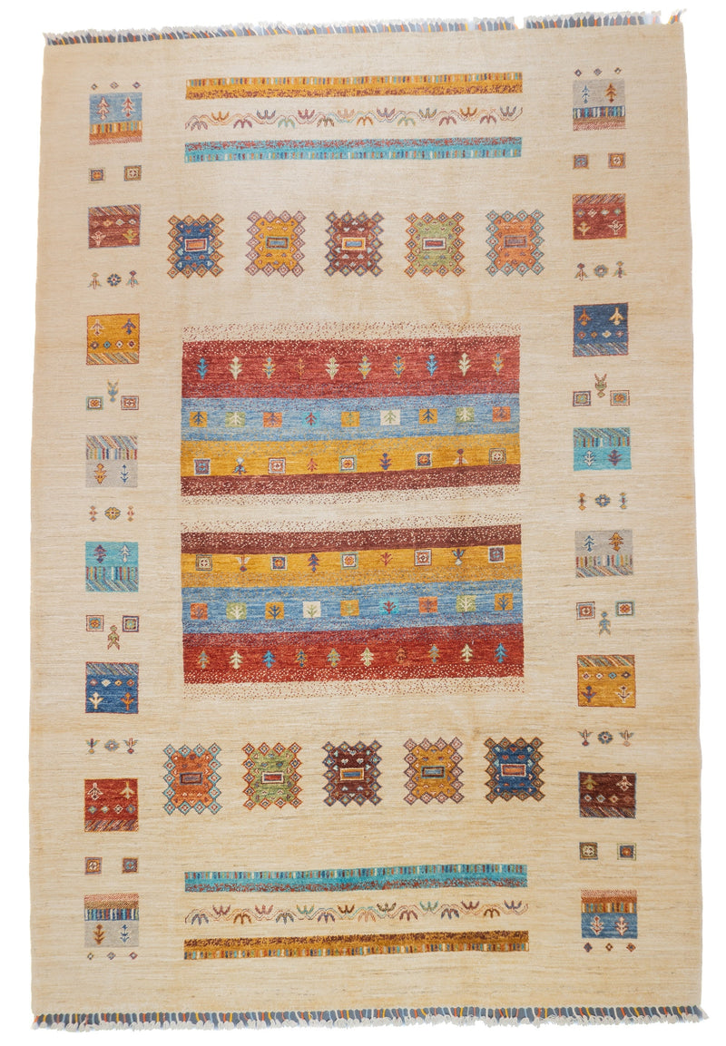 Gabbeh Rug 6'7'' x 9'9''
