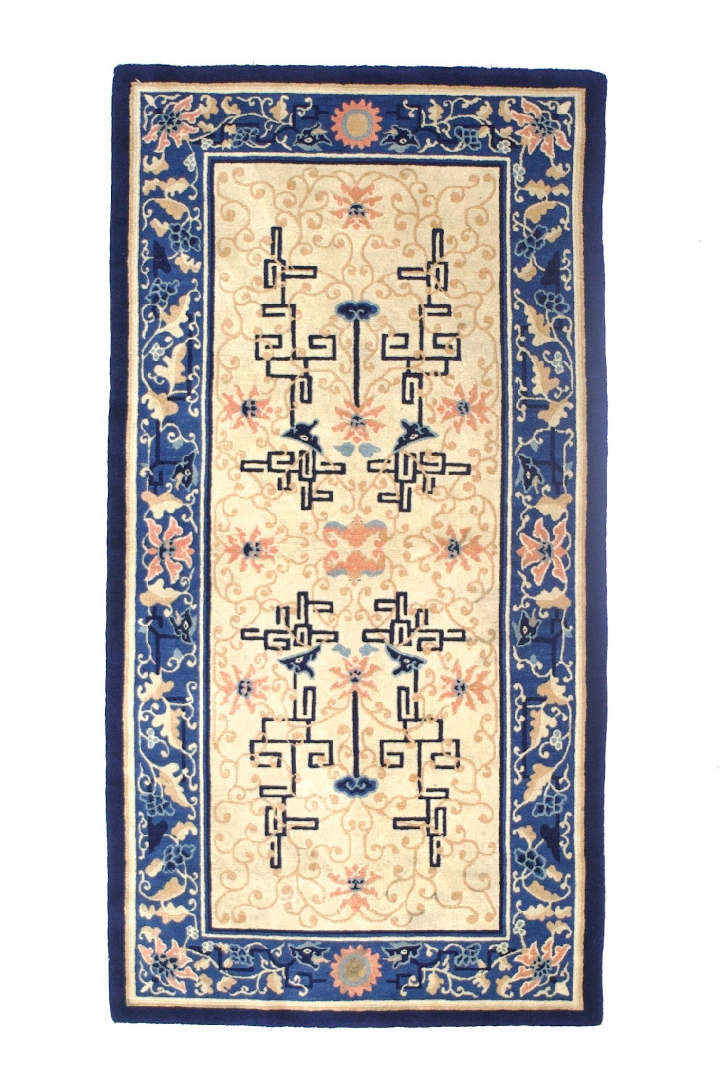 Fine Antique Peking Chinese Rug 3' 0" x 4' 10''