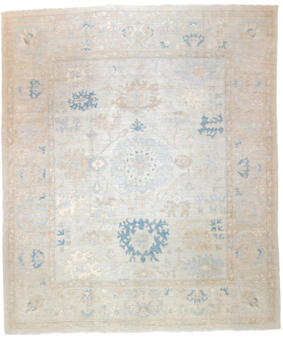 Fine Vintage Oushak Wool Rug 8'1'' x 9'7''