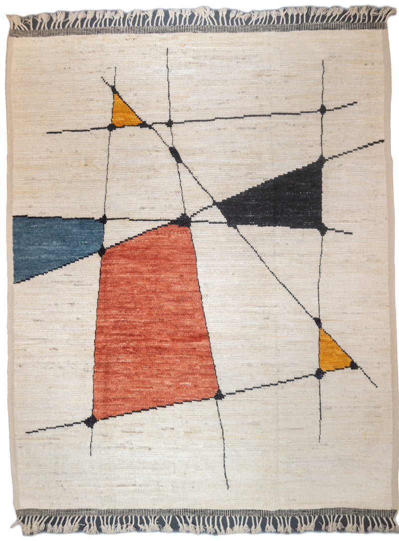 Fine Contemporary Moroccan Wool Rug 8'0