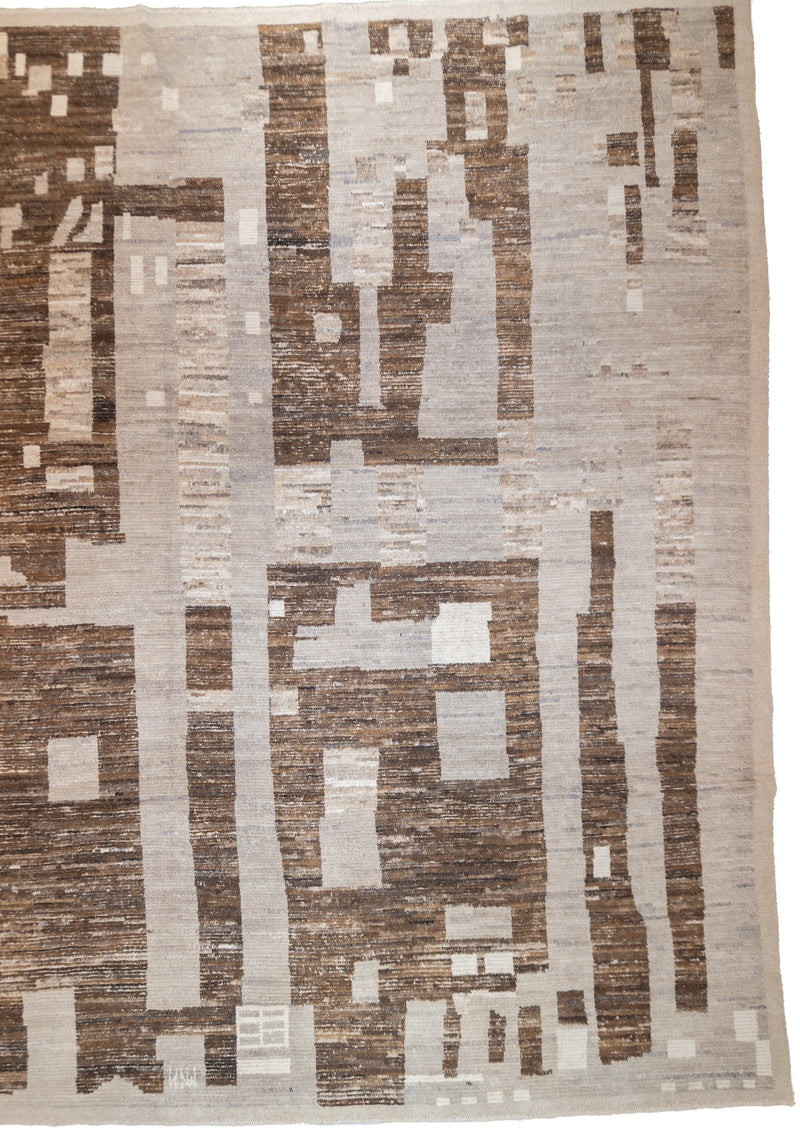 Contemporary Design Wool Rug 8'8'' x 11'9''