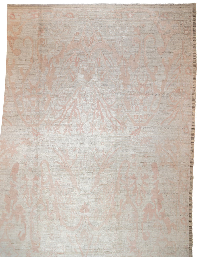 Fine Vintage Oushak Wool Rug 9'3'' x 12'3''
