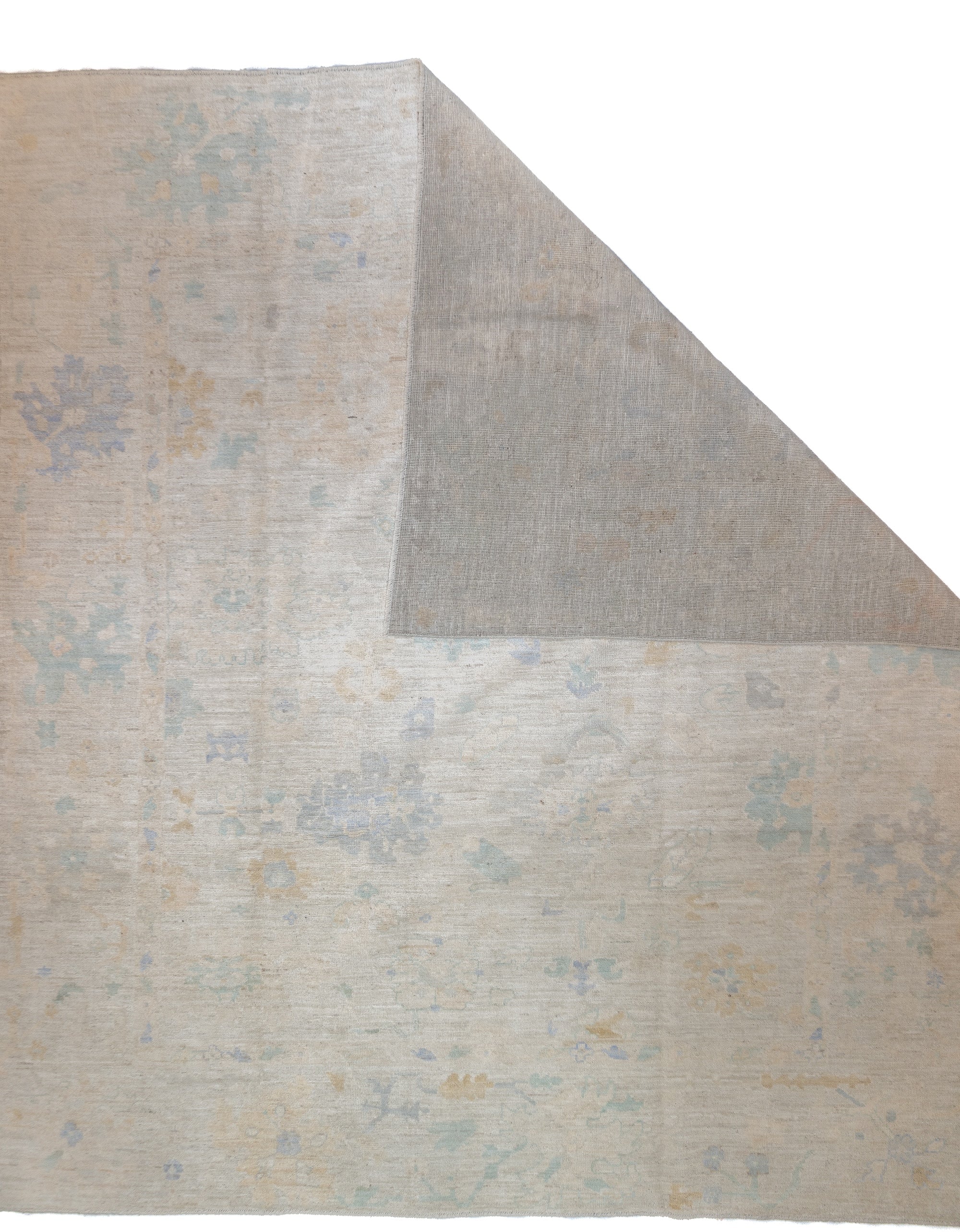 Fine Vintage Oushak Wool Rug 8'5'' x 9'9''