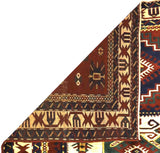 Antique Caucasian Kazak Rug 5' 5" x 6' 10''