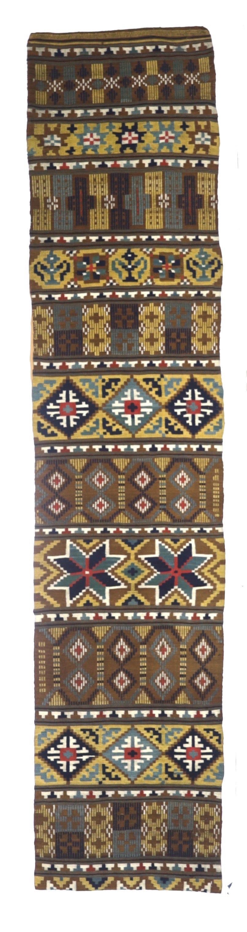 Antique Scandinavian Textile Kilim Rug 1' 10'' x 8' 3''