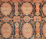 Antique  Mohtasham Kashan Rug 7' 3" x 9' 11"