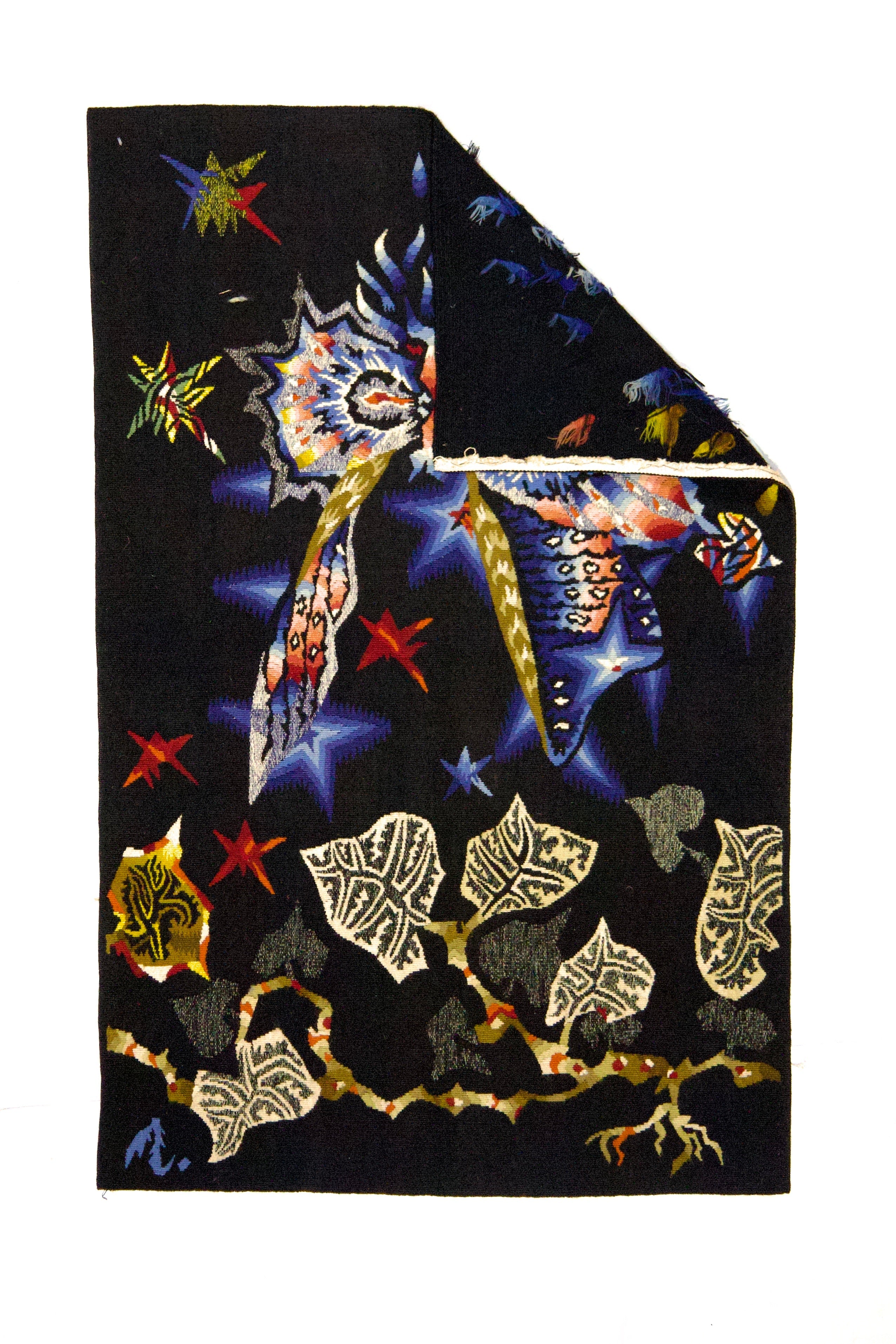 Mid century signed French Tapestry Jean Lur√ßat 2'6" x 4'0"