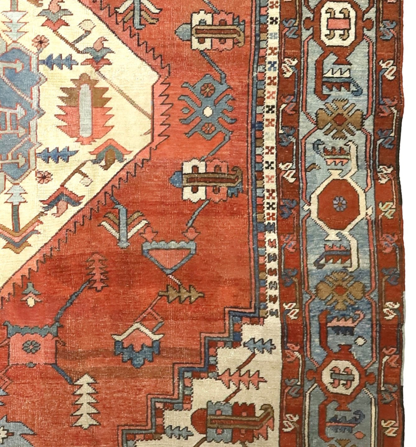 Antique  Serapi Rug 9' 7" x 11' 6''