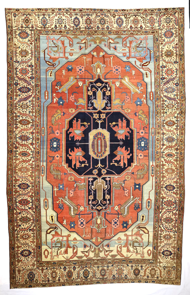 Antique Persian Bakhshayesh Rug 9' 5