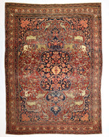Antique Farahan Sarouk Rug 7'3" x 10' 0"
