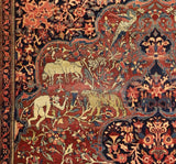 Antique Farahan Sarouk Rug 7'3" x 10' 0"