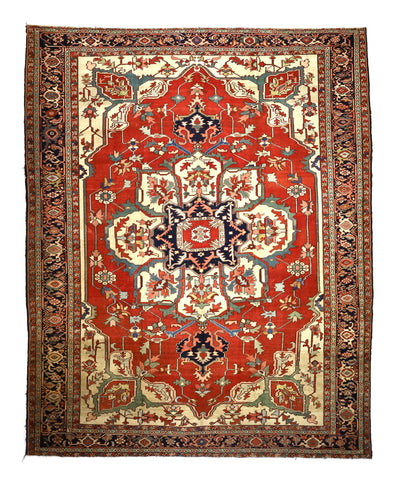 Antique  Serapi Rug 9' 6