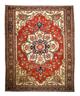 Antique  Serapi Rug 9' 6" x 11' 8''