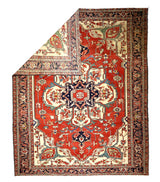 Antique  Serapi Rug 9' 6" x 11' 8''