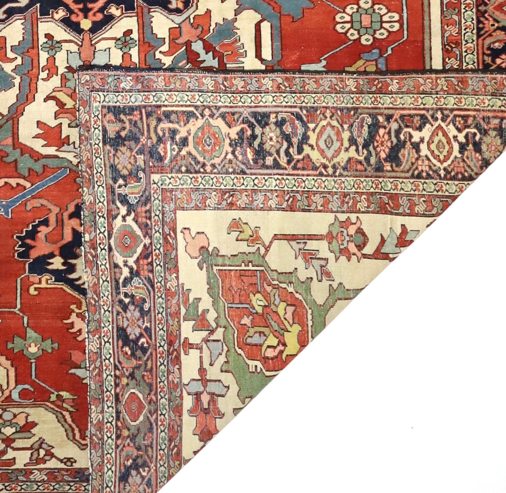 Antique  Serapi Rug 9' 6" x 11' 8''
