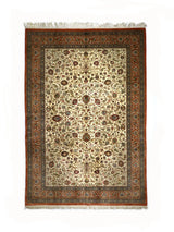 Extremely Fine  Silk Qum Rug 7'9" x 11' 5''