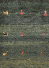 Vintage  Gabbeh Rug 4'3'' x 4'9''