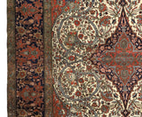 Antique  Mohtasham Kashan Rug 7'9" x 9' 9''