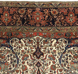 Antique  Mohtasham Kashan Rug 7'9" x 9' 9''