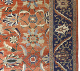 Fine Antique  Sultanabad Mahal Rug 12'10" x 17' 8"