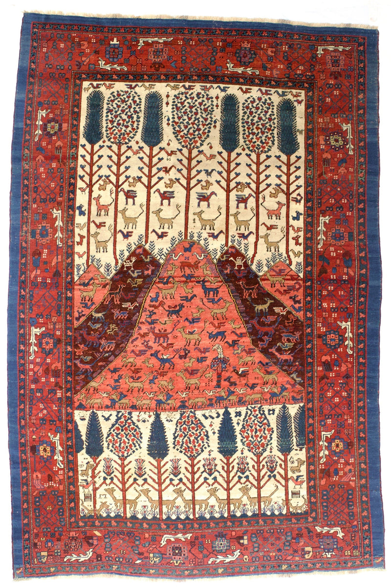 Fine Antique Persian Bakhshayesh Rug 5' 9