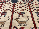 Fine Antique Persian Bakhshayesh Rug 5' 9" x 8' 7"