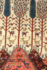 Fine Antique Persian Bakhshayesh Rug 5' 9" x 8' 7"