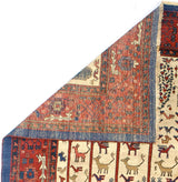 Fine Antique Persian Bakhshayesh Rug 5' 9" x 8' 7"