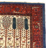 Fine Antique Persian Bakhshayesh Rug 5' 9" x 8' 7"