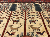Fine Antique Persian Bakhshayesh Rug 5' 9" x 8' 7"
