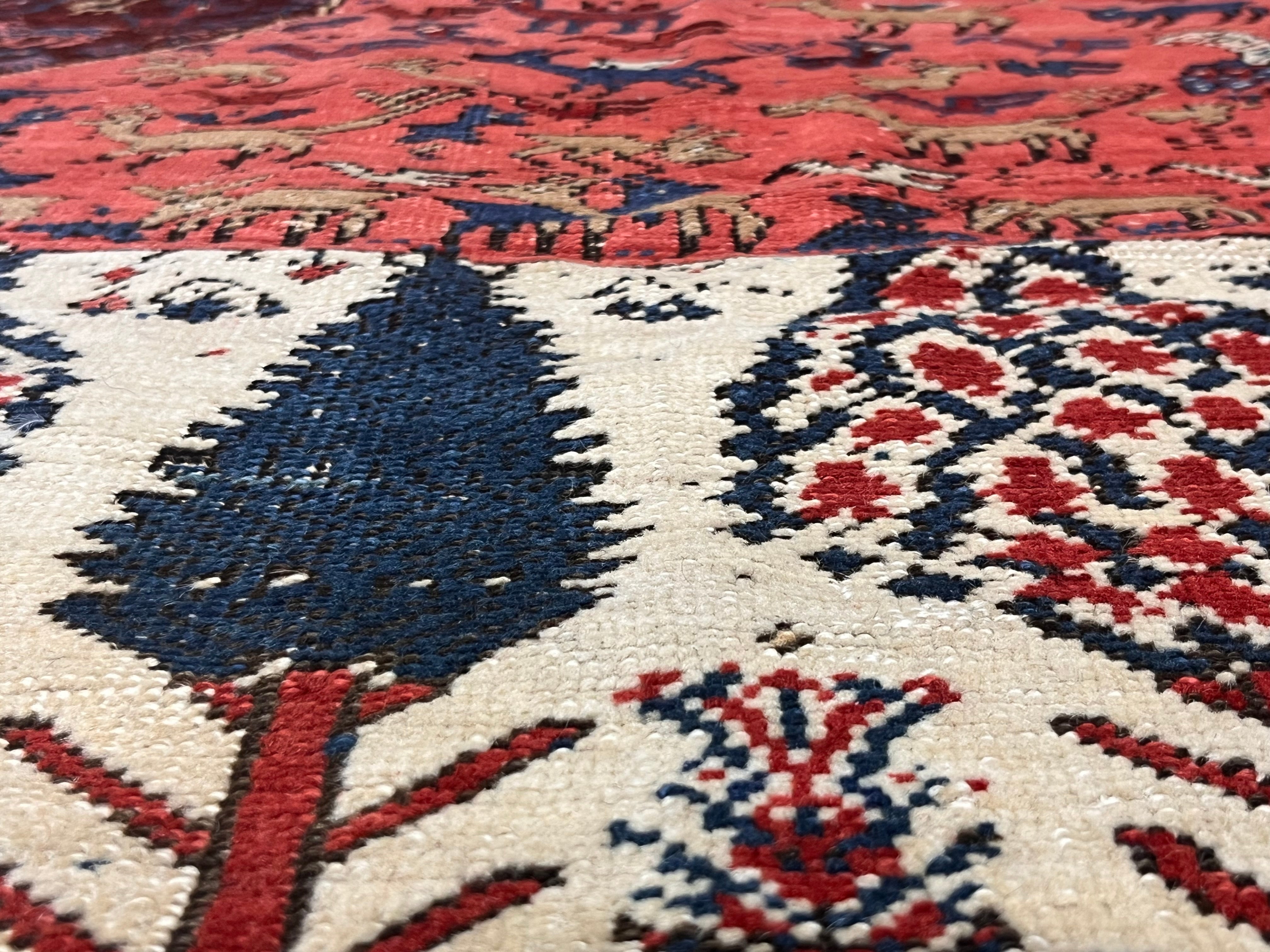 Fine Antique Persian Bakhshayesh Rug 5' 9" x 8' 7"