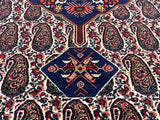 Extremely Fine Antique  Senneh Silk Foundation (Half rang silk fringes) Rug 4' 5" x 6' 7"