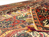 Extremely Fine Antique  Senneh Silk Foundation (Half rang silk fringes) Rug 4' 5" x 6' 7"