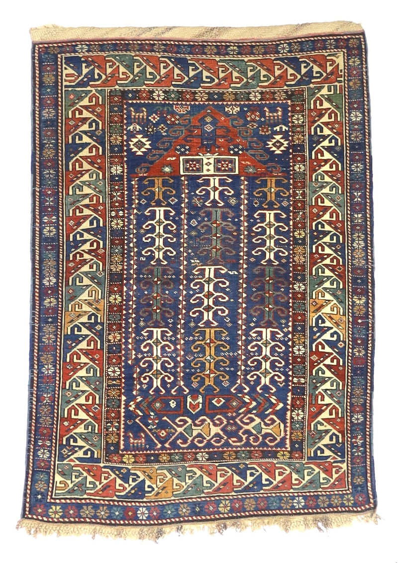 Antique Caucasian Shirvan Rug 2' 11'' x 4' 3''
