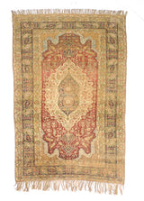 Fine Antique Silk Kayseri Rug 4'0" x 5' 11"