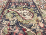 Fine Antique Silk Kayseri Rug 4'0" x 5' 11"