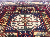 Antique Caucasian Kuba Rug 4'6" x 10' 1''