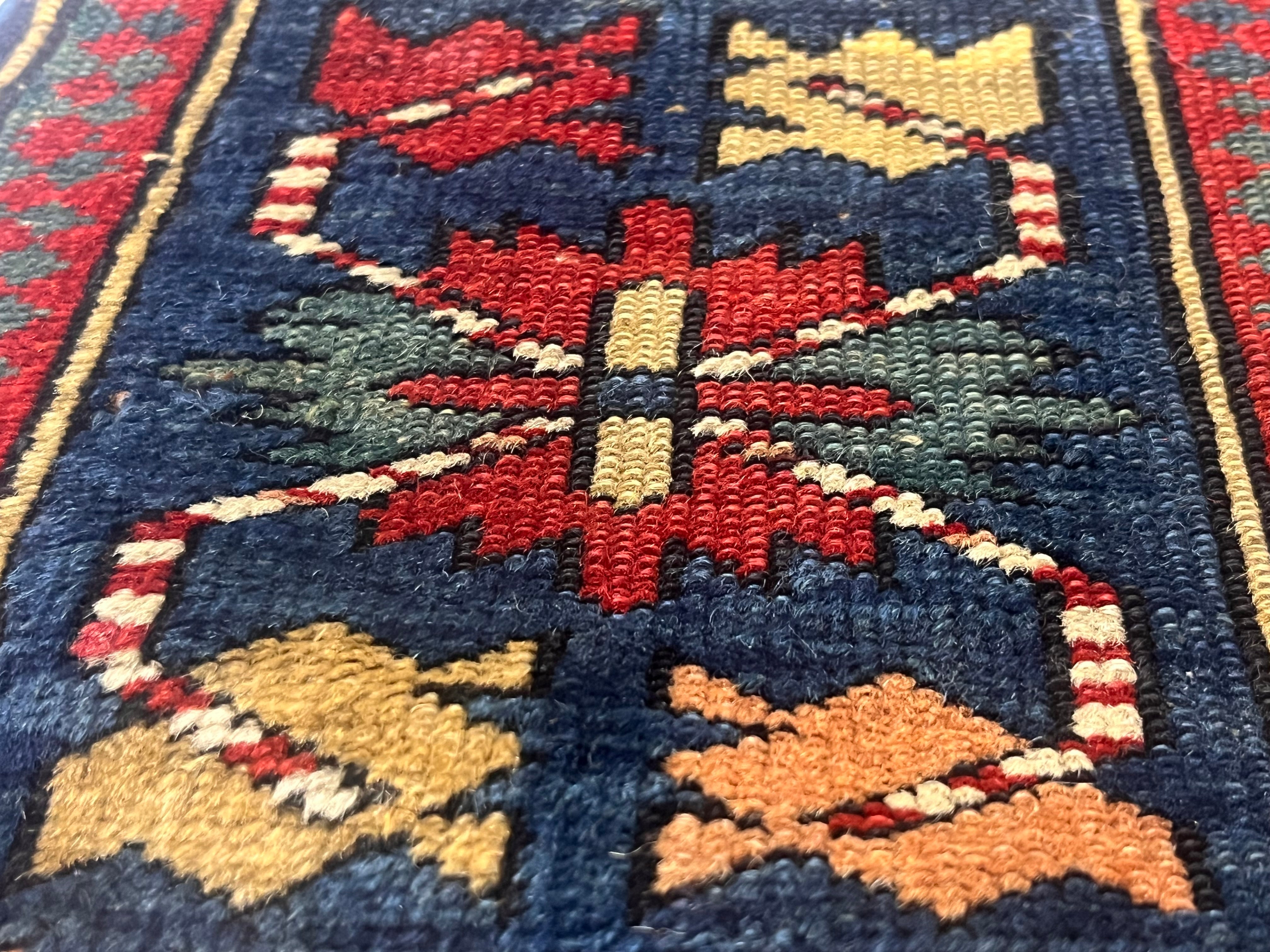 Antique Caucasian Kuba Rug 3'4" x 5' 0"