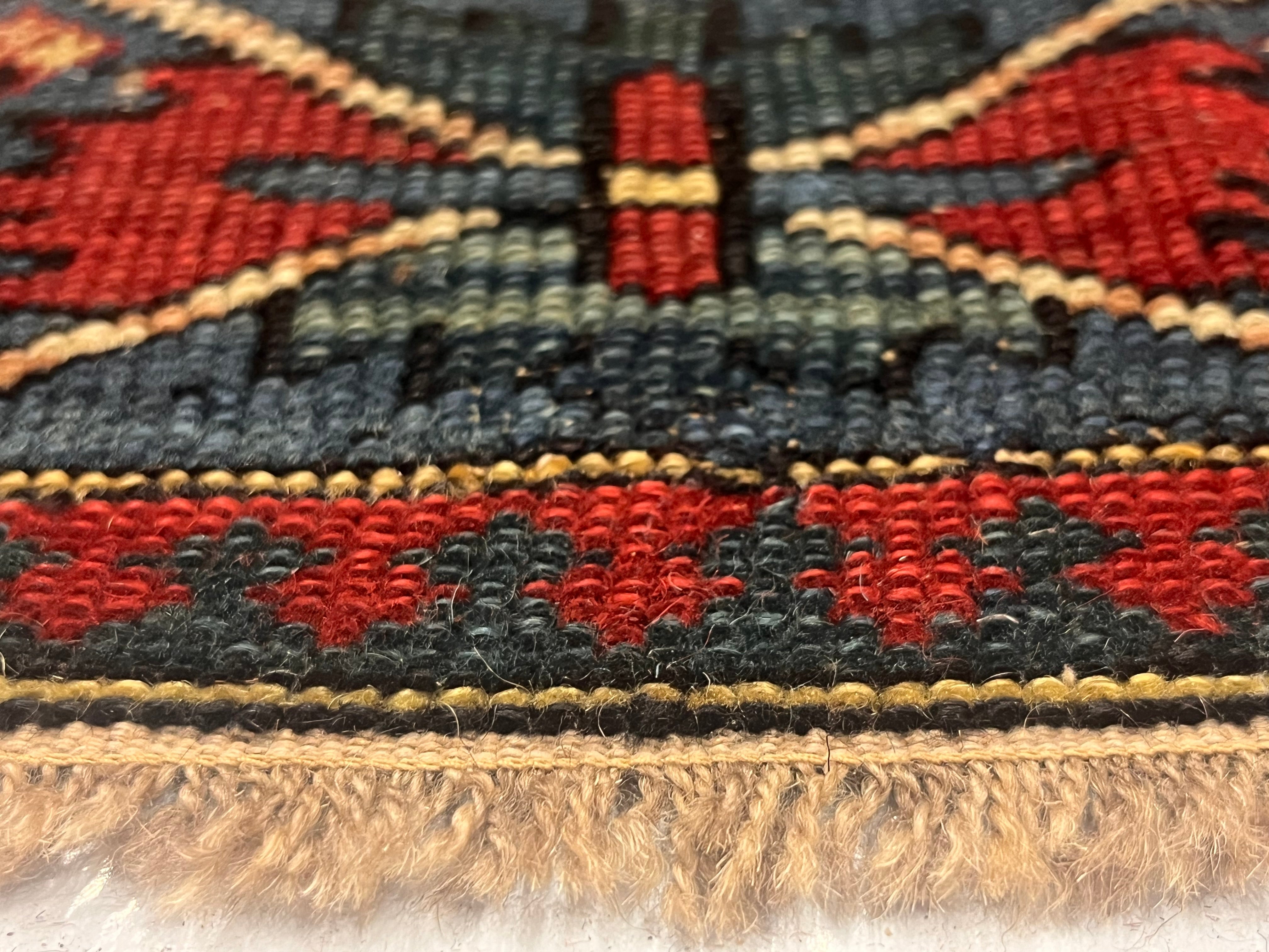 Antique Caucasian Kuba Rug 3'4" x 5' 0"