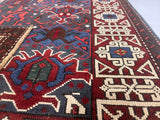 Antique Caucasian Kuba Bijov Rug 2'7" x 4' 6''