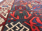 Antique Caucasian Kuba Bijov Rug 2'7" x 4' 6''