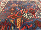 Antique Caucasian Kuba Bijov Rug 2'7" x 4' 6''