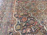 Antique  Mohtasham Kashan Rug 9' 2" x 12' 4"