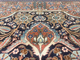 Antique  Mohtasham Kashan Rug 9' 2" x 12' 4"