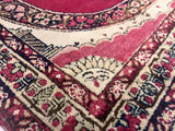 Fine Antique Pictorial Lavar Kerman Rug 2'0" x 2' 6"