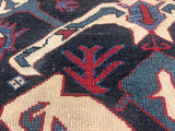 Antique Caucasian Kuba Rug 2'10" x 3' 10''