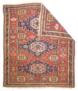 Fine Antique Caucasian Sumak Rug 7' 8'' x 9' 1''